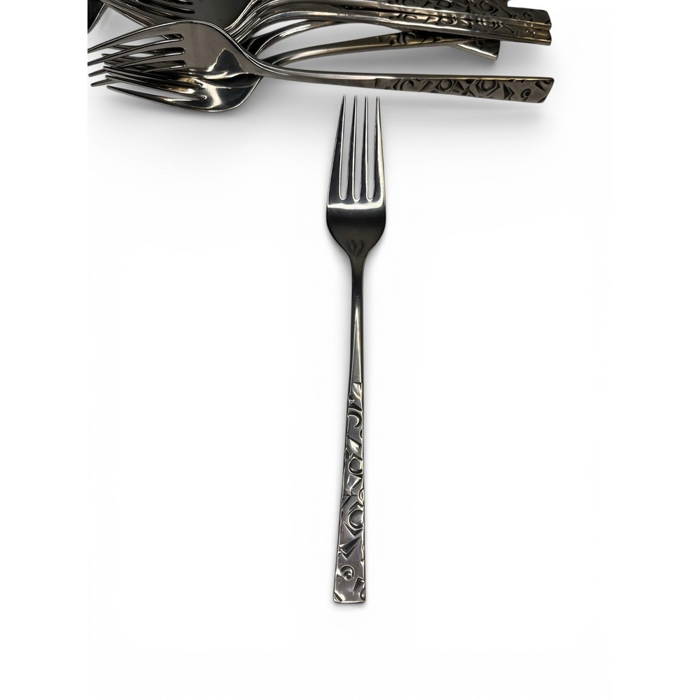 1847 Rogers Bros NAVAHO Salad Fork International Stainless Navajo 1960 Flatware‎